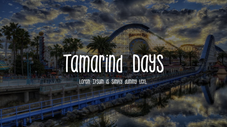 Tamarind Days Font