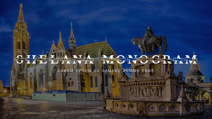 Shelana Monogram Font