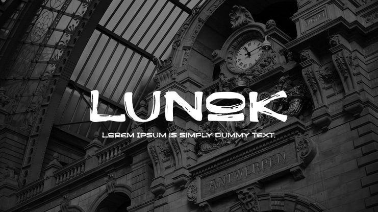 Lunok Font