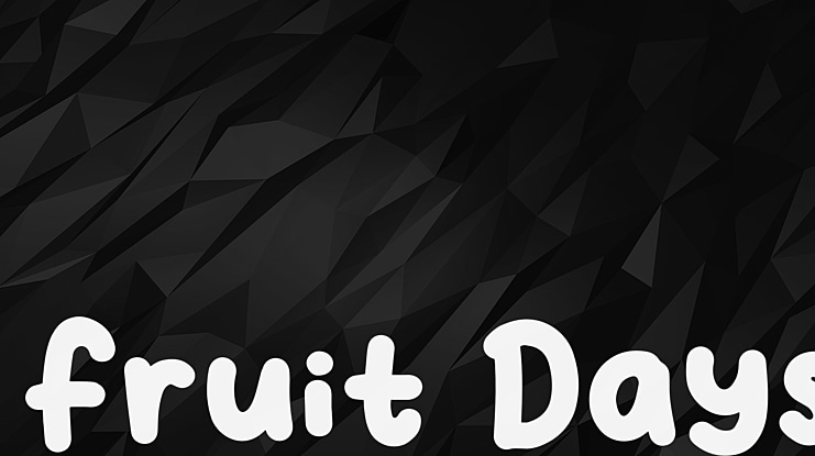 Fruit Days Font