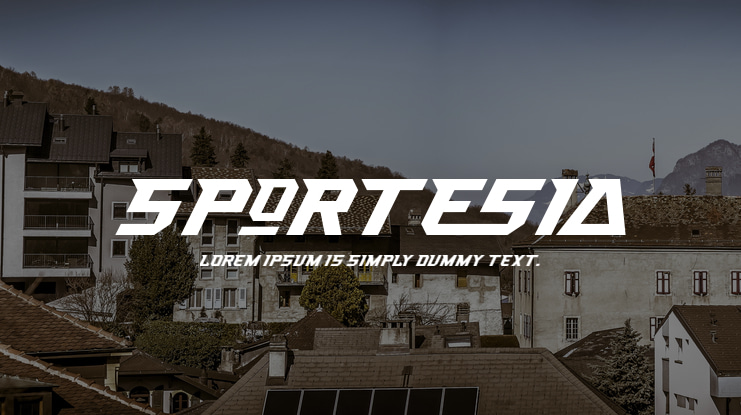 Sportesia Font