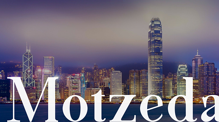 Motzeda Font Family