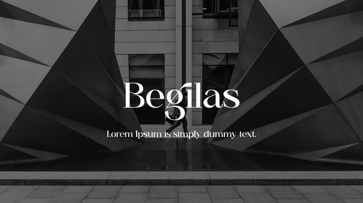 Begilas Font