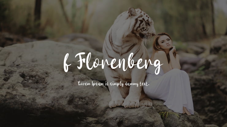 f Florenberg Font