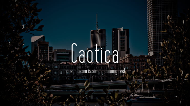 Caotica Font Family