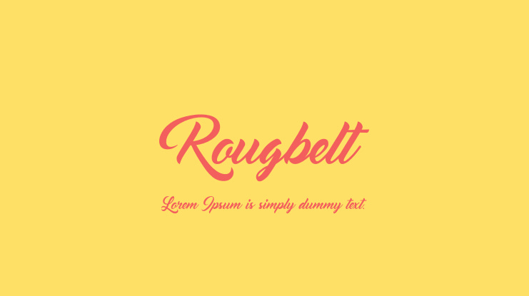 Rougbelt Font