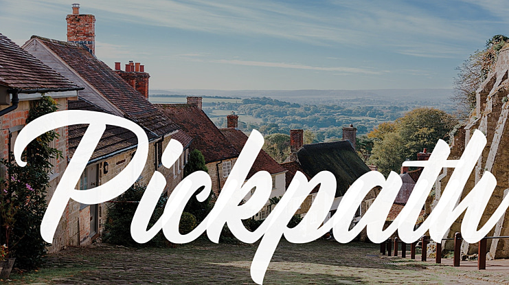 Pickpath Font