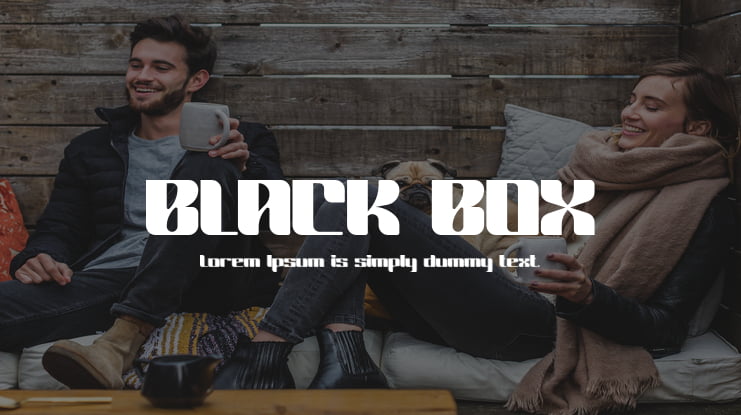 BLACK BOX Font