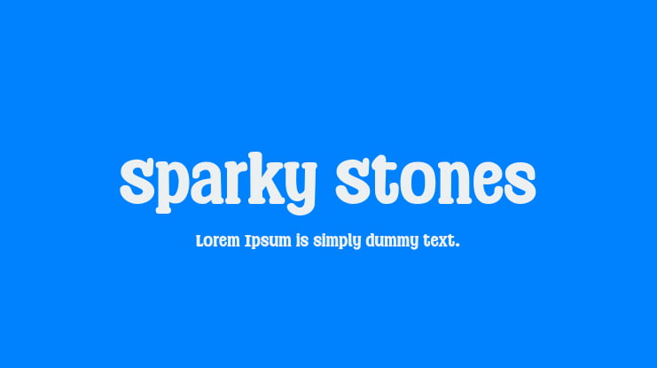 Sparky Stones Font