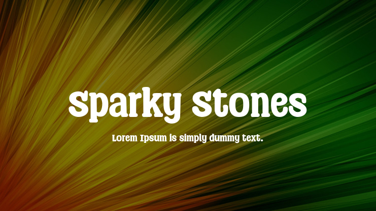 Sparky Stones Font