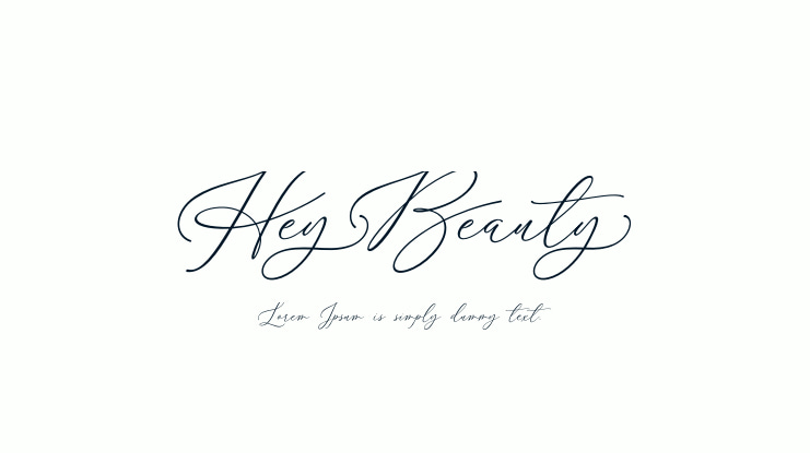 Hey Beauty Font