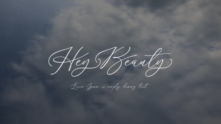 Hey Beauty Font