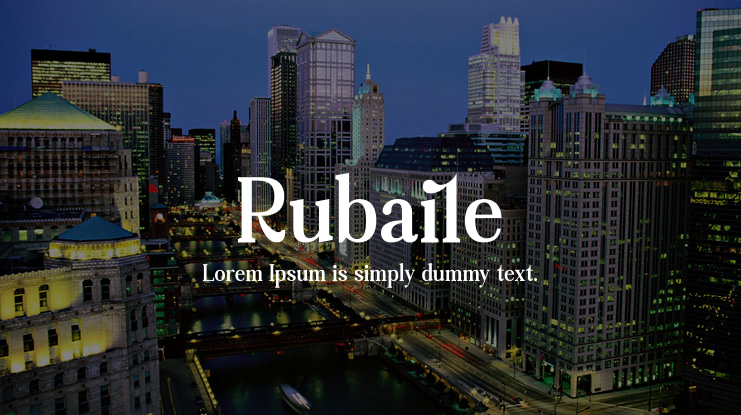 Rubaile Font