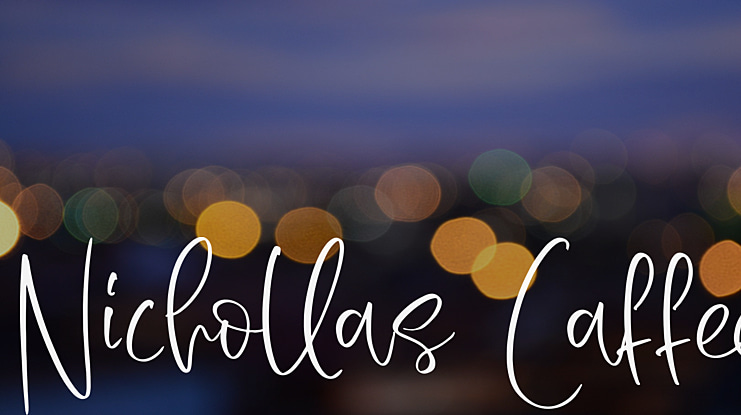 Nichollas Caffee Font