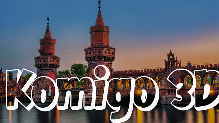 Komigo 3D Font