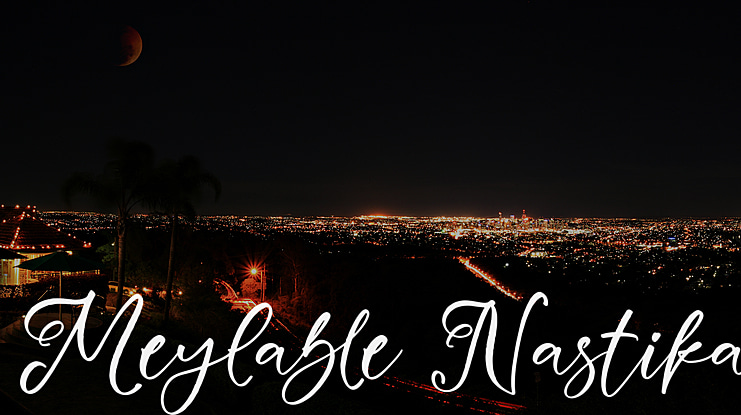 Meylable Nastika Font