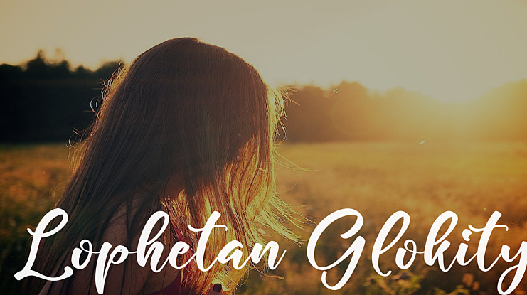 Lophetan Glokity Font