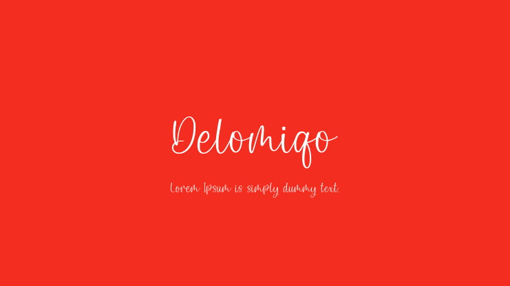Delomiqo Font