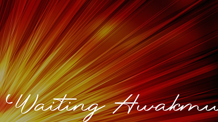 Waiting Awakmu Font