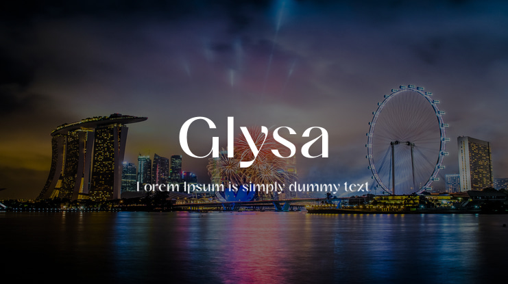 Glysa Font