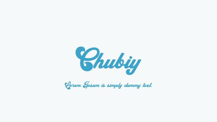 Chubiy Font