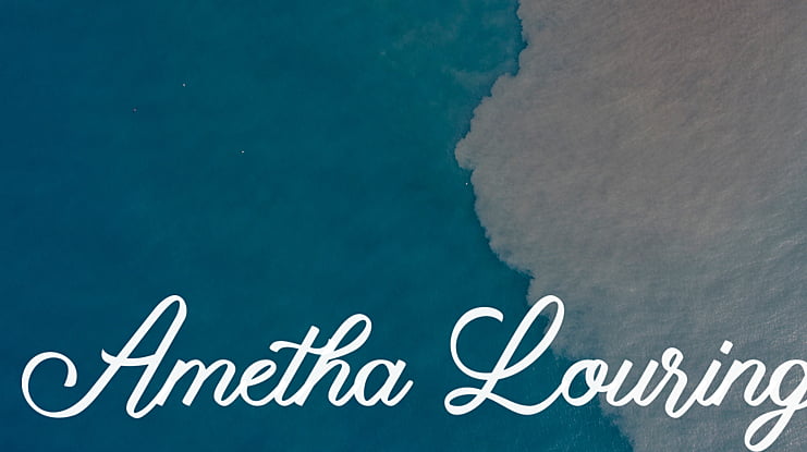 Ametha Louring Font