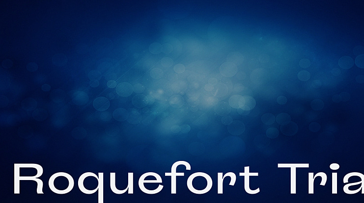 Roquefort Trial Font Family