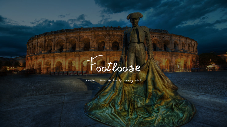 Footloose Font