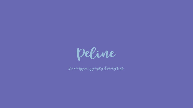 Peline Font