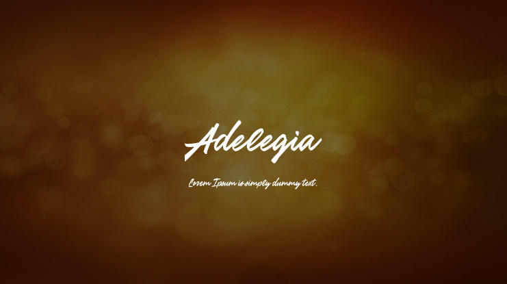 Adelegia Font