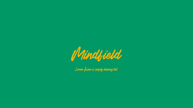 Mindfield Font