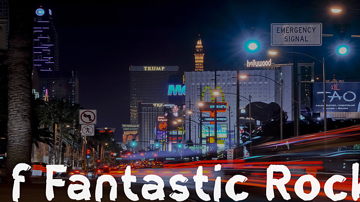 f Fantastic Rock Font
