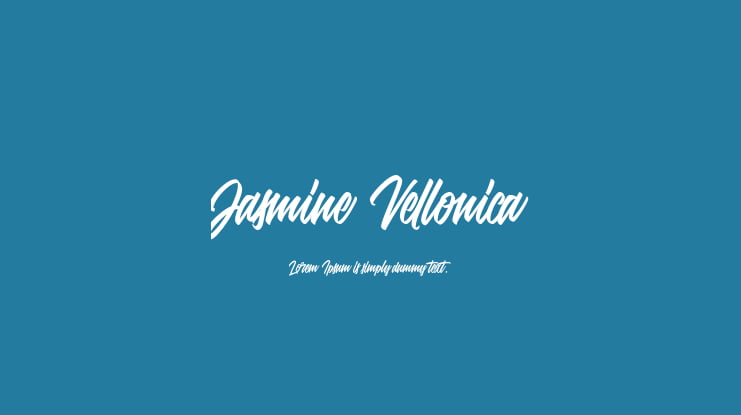 Jasmine Vellonica Font