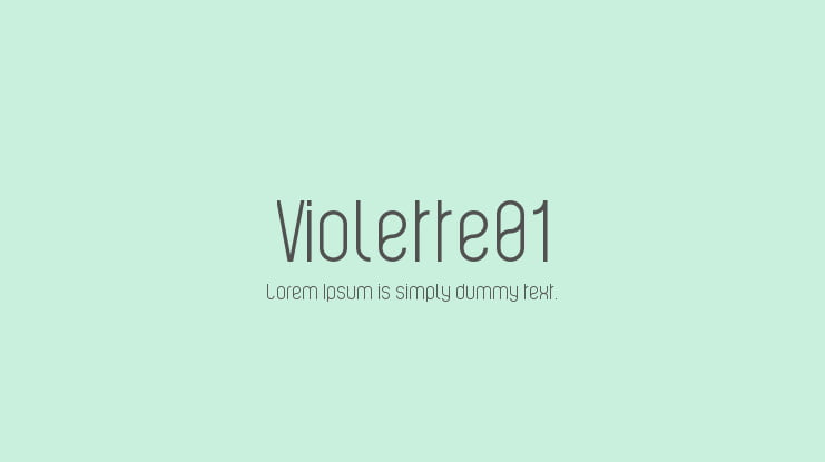 Violette01 Font