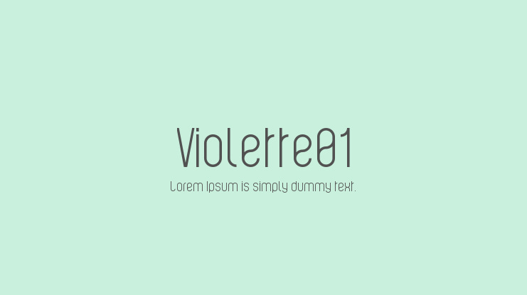 Violette01 Font