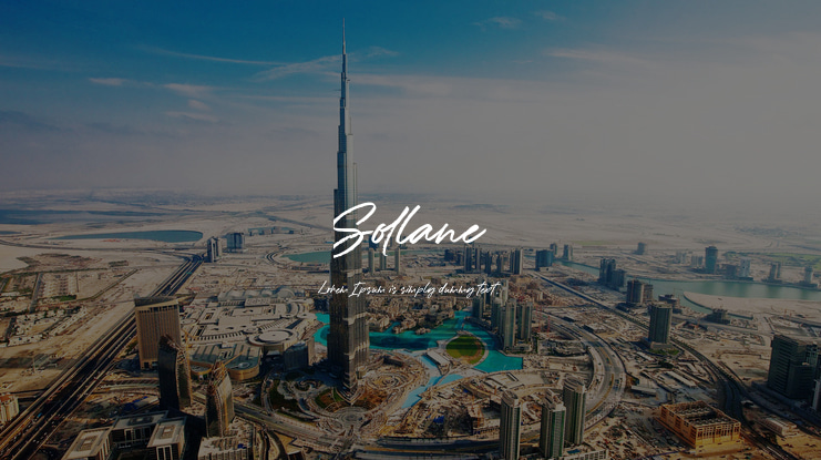 Sollane Font