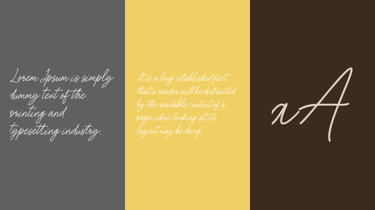 Batheny Signature Font