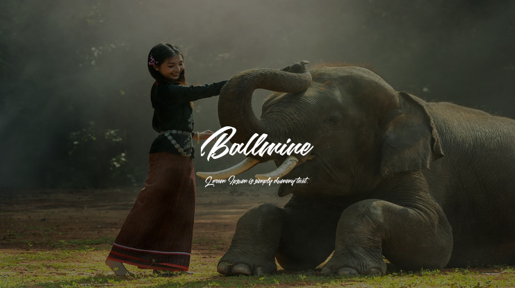 Ballmine Font