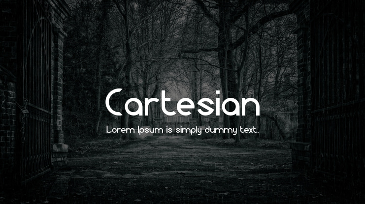Cartesian Font