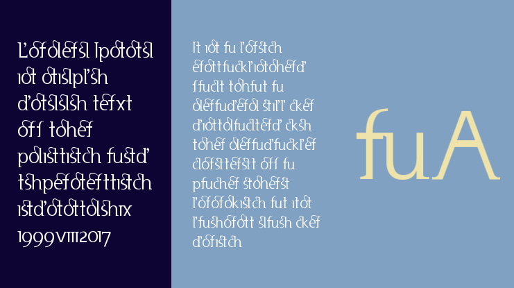 Usenet Font Family