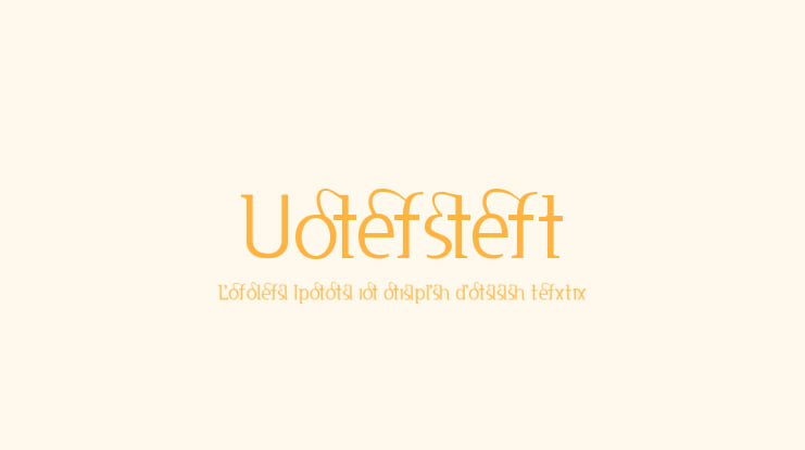 Usenet Font Family