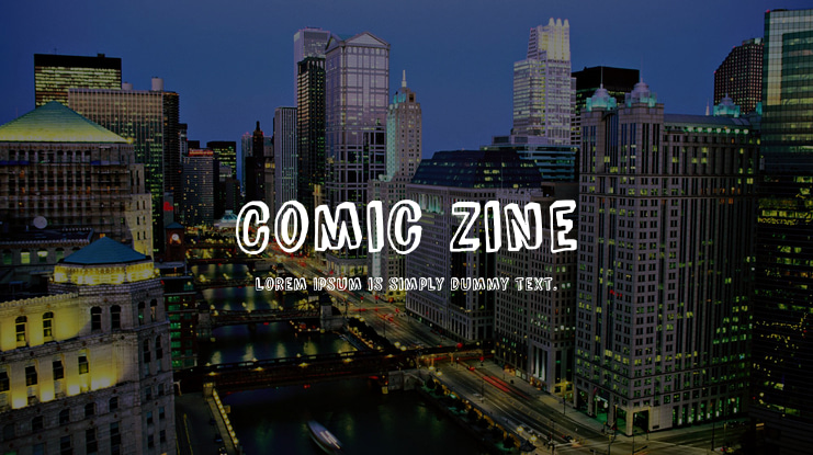 Comic Zine Font