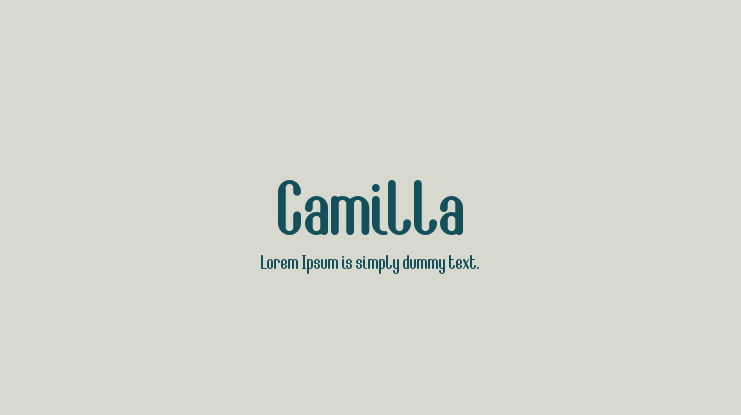Camilla Font