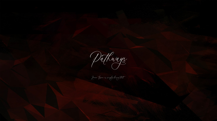 Pathways Font