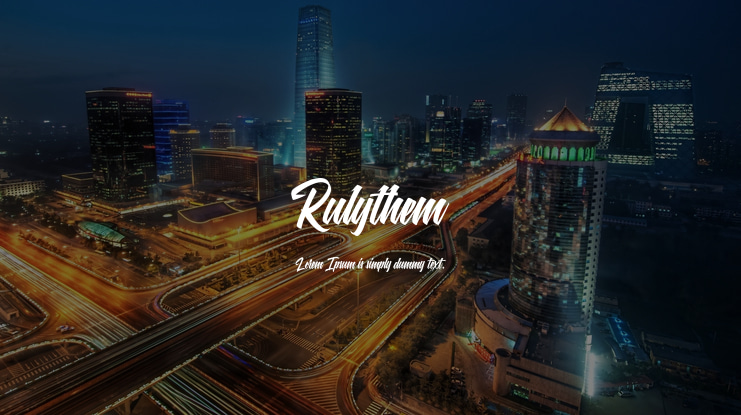 Rulythem Font