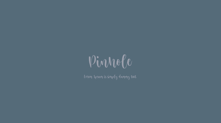 Pinhole Font : Download Free for Desktop & Webfont
