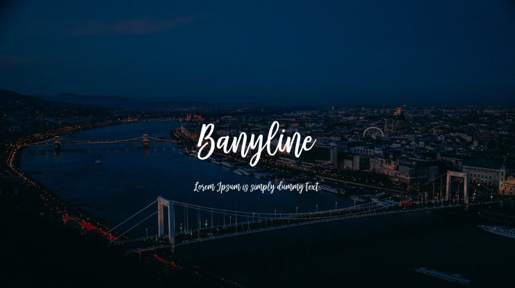 Banyline Font