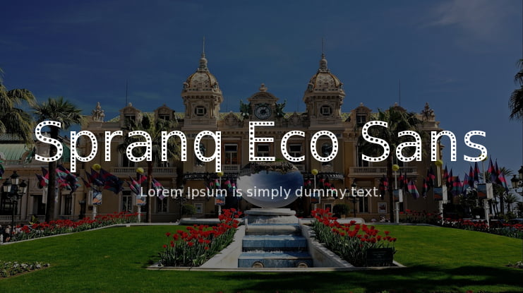 Spranq Eco Sans Font