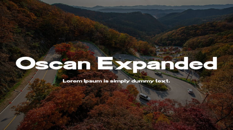 Oscan Expanded Font Family