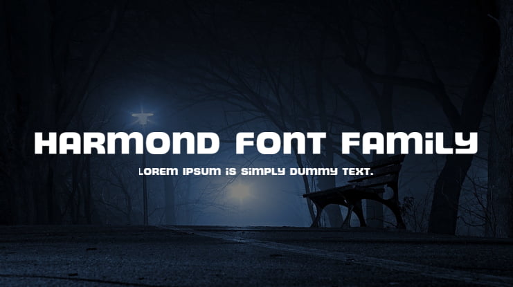 Harmond font Family